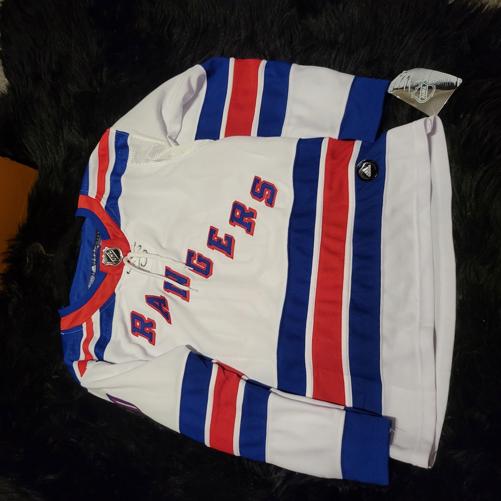 White Rangers Hockey Jersey